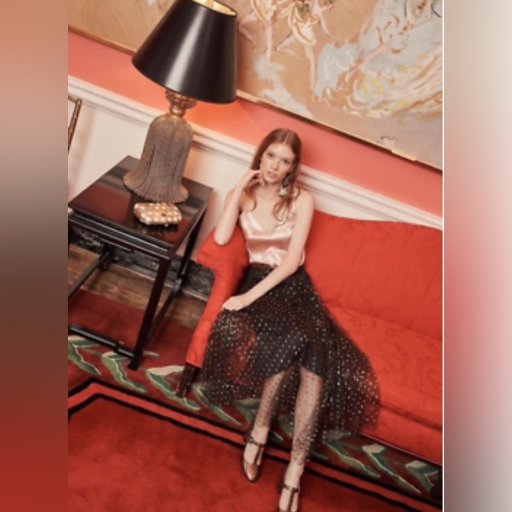 Gorgeous Eva Franco black and good tulle skirt